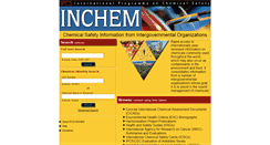 Desktop Screenshot of inchem.org