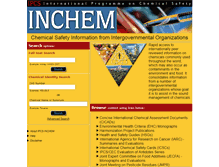 Tablet Screenshot of inchem.org